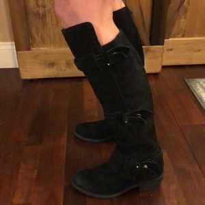 Calvin Klein suede boots